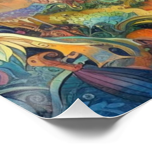 Wimsistische Welt Poster (Ecke)