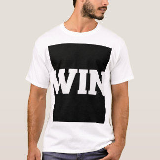 WIN Bold Typography T-Shirt | Gym Fitness Motivati