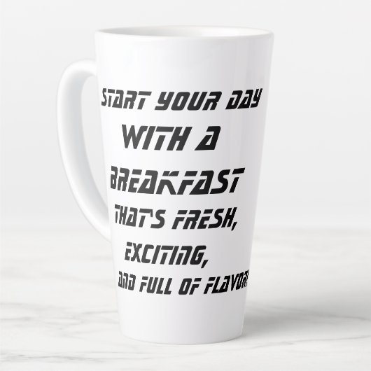 Win Breakfast Latte Milchtasse (Linke Ecke)