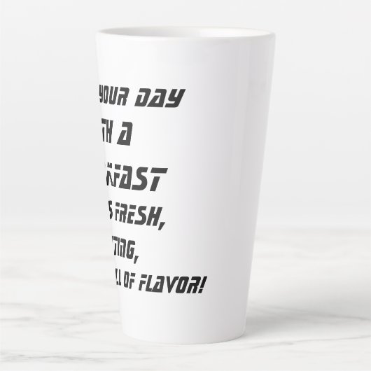 Win Breakfast Latte Milchtasse (Vorderseite)