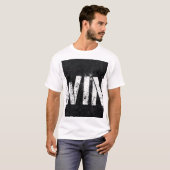 WIN Distressed Grunge Text T-Shirt  (Vorne ganz)