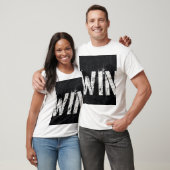 WIN Distressed Grunge Text T-Shirt  (Unisex)