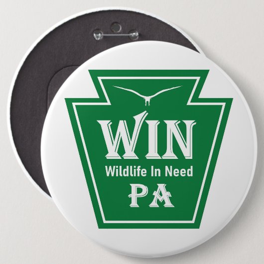 WIN Freiwilligen-Button Button (Vorne & Hinten)