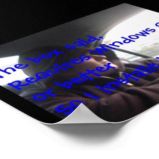 Win/lin Poster (Ecke)