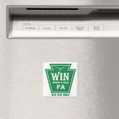 WIN LOGO Kühlschrankmagnet (In Situ (Geschirrspüler))