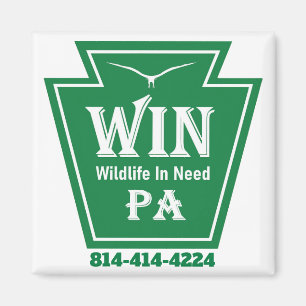 WIN LOGO Kühlschrankmagnet