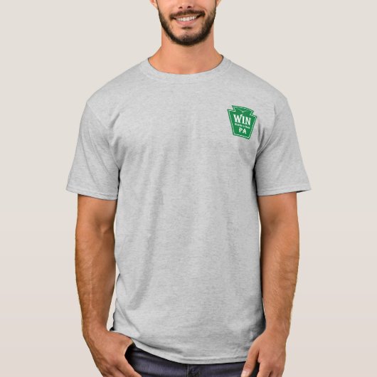 WIN Logo Men’s t-shirt with QR code on back (Vorderseite)