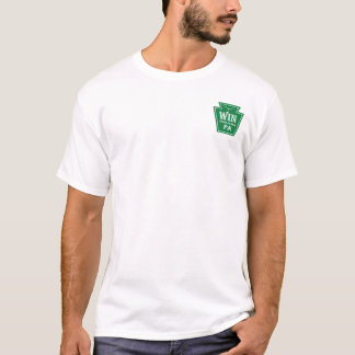 WIN Logo T-Shirt mit QR-Code auf der Rückseite