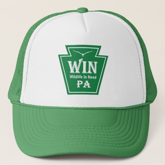 WIN Logo Trucker Hat Truckerkappe (Vorderseite)