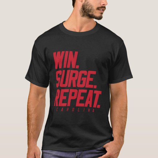Win Surge Wiederholung Carolina Hockey T-Shirt (Vorderseite)