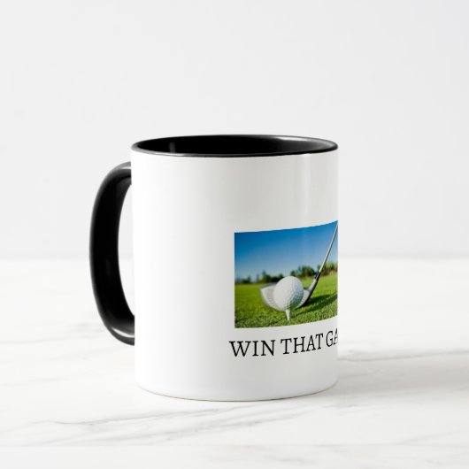 Win that game Coffee Mug Tasse (Vorderseite Links)