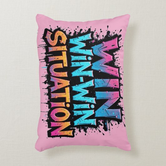 WIN-WIN-Situation Dekokissen (Vorderseite(Vertikal))