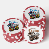 Win With A Trump - Gewinne mit einem Trumpf Pokerchips (Stapel)