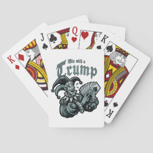 Win With A Trump - Gewinne mit einem Trumpf Spielkarten