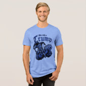 Win With A Trump - Gewinne mit einem Trumpf Tri-Blend Shirt (Vorderseite voll)