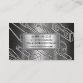 Winch Crane Construction | BAULKW Visitenkarte (Rückseite)