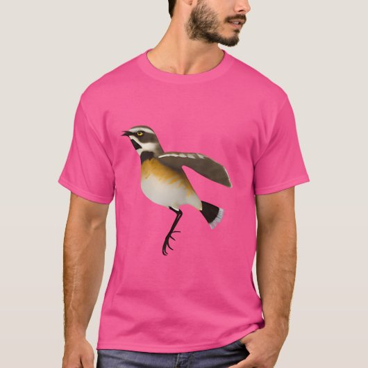 Winchat Bird Retro T-Shirt (Vorderseite)