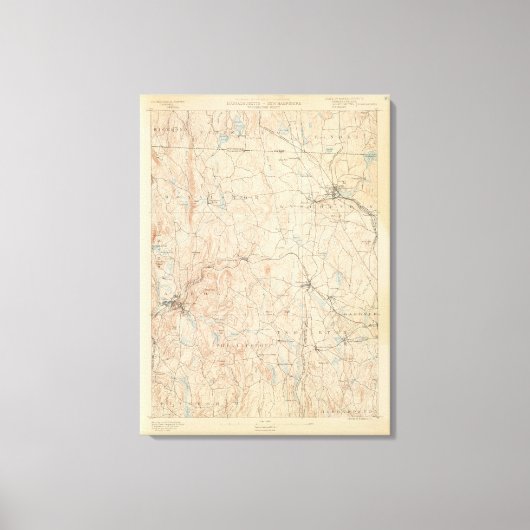 Winchendon, Massachusetts Leinwanddruck (Vorderseite)