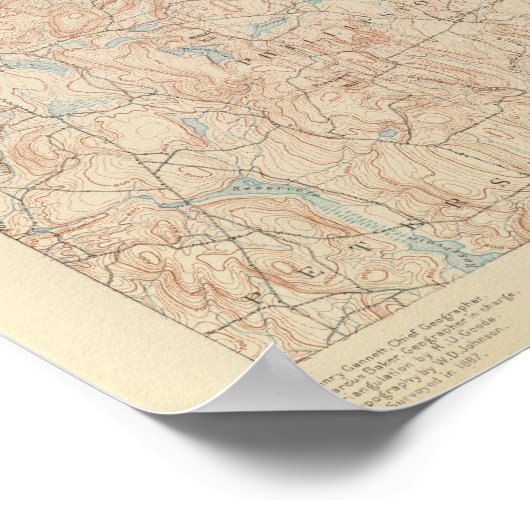 Winchendon, Massachusetts Poster (Ecke)