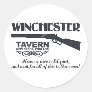 Winchester Beer Runder Aufkleber