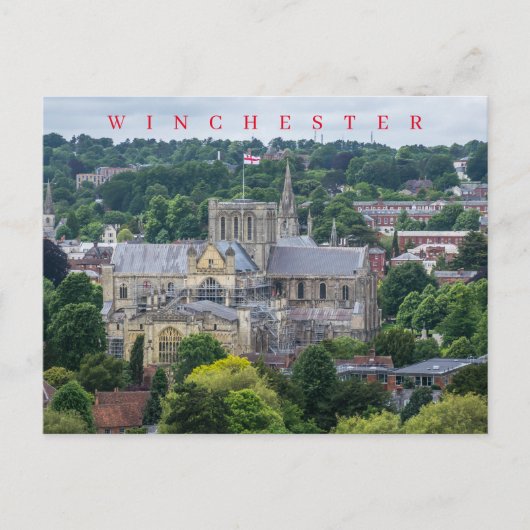 Winchester Cathedral Ansichtskarte Postkarte (Vorderseite)