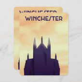 Winchester Cathedral Reiseplakat (Vorne/Hinten)