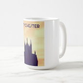 Winchester Cathedral Reiseplakat Kaffeetasse (VorderseiteRechts)
