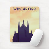 Winchester Cathedral Reiseplakat Mousepad (Mit Mouse)