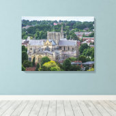 Winchester Cathedral View Leinwand (Insitu (Holzboden))