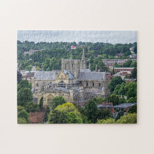 Winchester Cathedral View Puzzle (Horizontal)