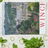 Winchester Cathedral View Teetuch Geschirrtuch (Gefaltet)