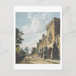 Winchester College Entrance with the Warden's Hous Postkarte