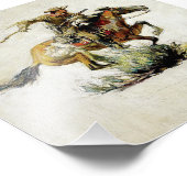 "Winchester Horse and Rider" Fotodruck (Ecke)