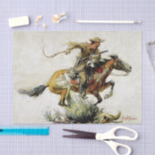 "Winchester Horse and Rider" von Philip R Goodwin Seidenpapier (Handwerk)