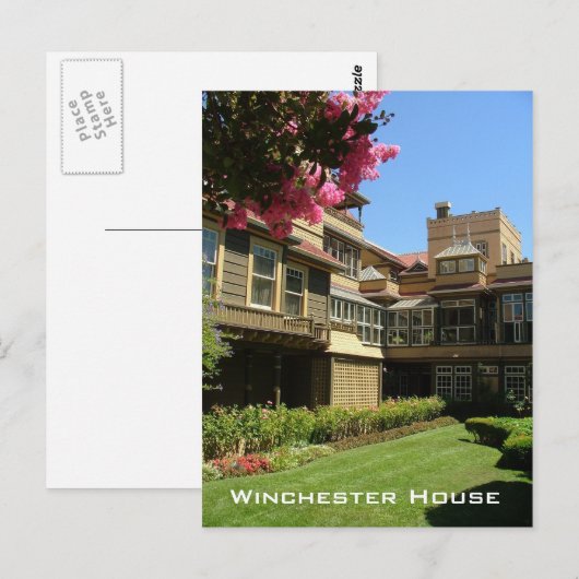 Winchester House Postkarte (Vorne/Hinten)