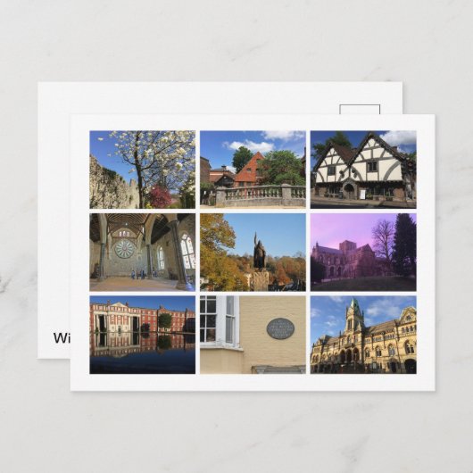 Winchester Postkarte (Vorne/Hinten)