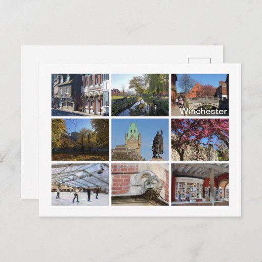 Winchester Postkarte (Vorne/Hinten)