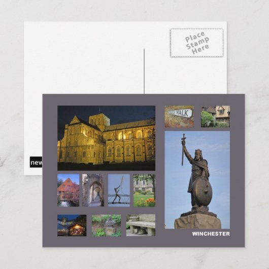 Winchester Postkarte (Vorne/Hinten)