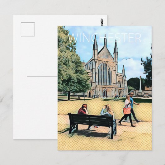 Winchester Postkarte (Vorne/Hinten)