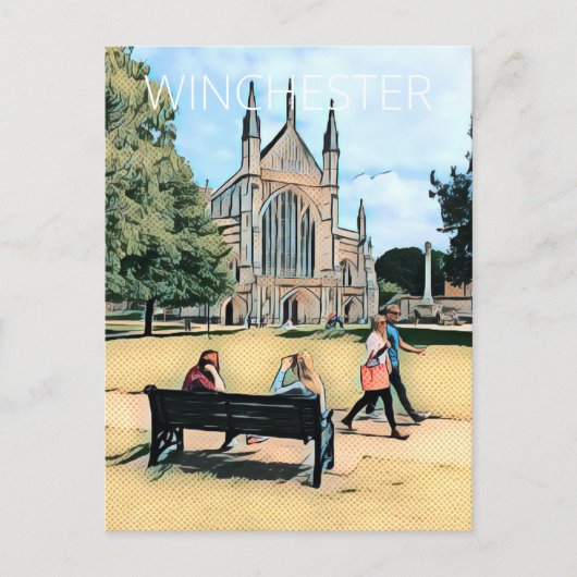 Winchester Postkarte (Vorderseite)