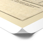 Winchester & Potomac Eisenbahnkarte 1832 Poster (Ecke)