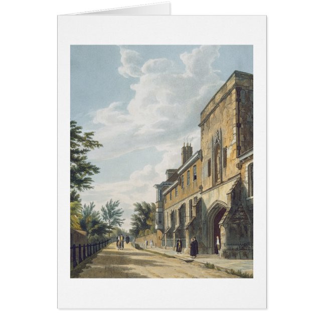 Winchester-Uni-Eingang mit Hous des Wärters (Vorne)