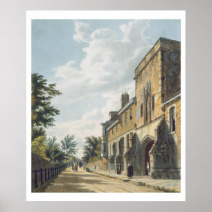 Winchester-Uni-Eingang mit Hous des Wärters Poster