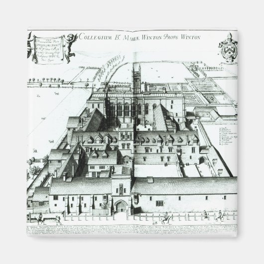 Winchester-Uni Magnet (Vorne)