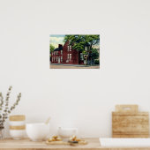 Winchester Virginia Cannon Ball House Poster (Küche)