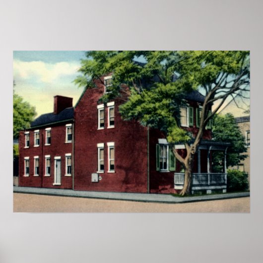 Winchester Virginia Cannon Ball House Poster (Vorne)