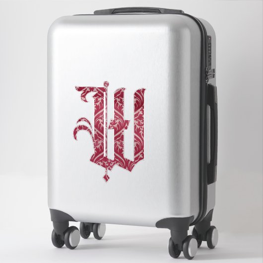 WINCHESTER -W- | INDIVIDUELLE NAME | PERSONALISIER AUFKLEBER (Koffer)