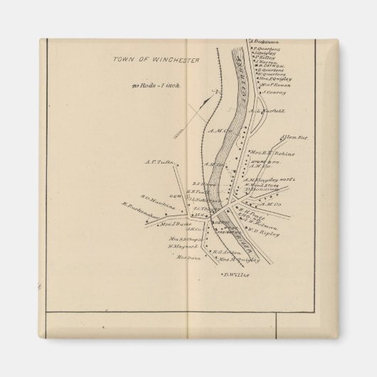 Winchester, Winchester PO Magnet (Vorne)