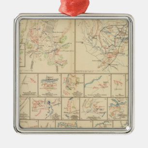Winchester, Zedern-Lauf, Hafen-Republik, VA Silbernes Ornament