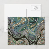 Wind - Abstrakt Postkarte (Vorne/Hinten)